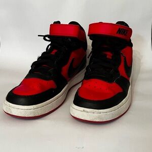 Nike Kids Black and Red Sneakers
